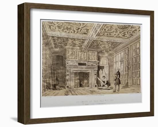 Interior of the Old House, Gravel Lane, City of London, 1840-Charles James Richardson-Framed Giclee Print