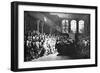 Interior of the Old House of Commons, St Stephens Chapel, 1793-Anton Hickel-Framed Giclee Print