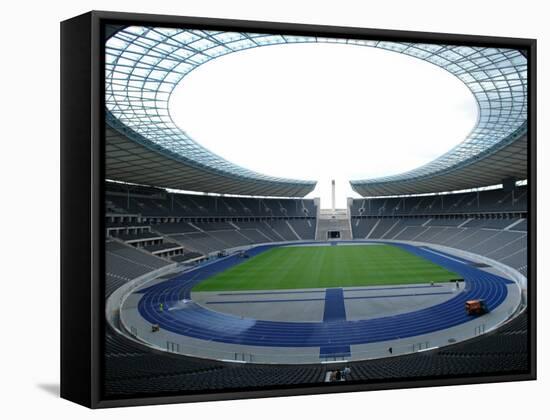 Interior of the Olympic Stadium, Berlin, Germany-null-Framed Stretched Canvas