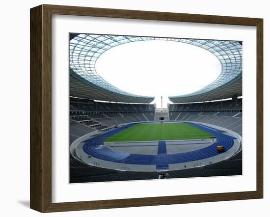 Interior of the Olympic Stadium, Berlin, Germany-null-Framed Photographic Print