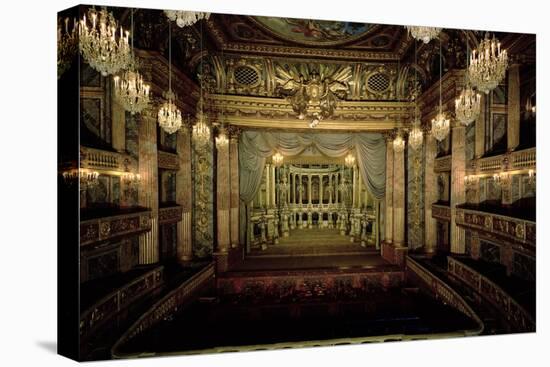 Interior of the Opera House, Completed in 1770-Jacques-Ange Gabriel-Stretched Canvas