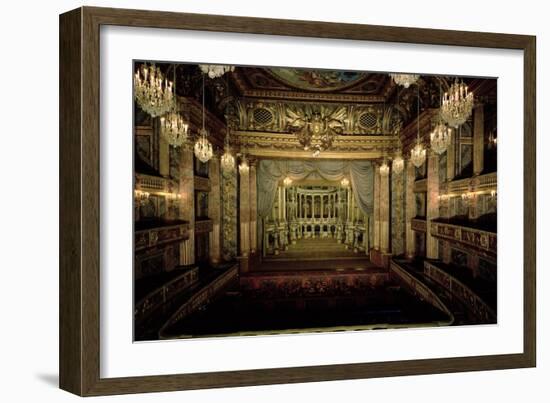 Interior of the Opera House, Completed in 1770-Jacques-Ange Gabriel-Framed Giclee Print