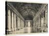 Interior of the Palace of Versailles: Hall of Mirrors-null-Stretched Canvas