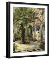 Interior of the Palm House at Potsdam, 1833-Karl Blechen-Framed Giclee Print