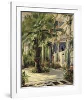 Interior of the Palm House at Potsdam, 1833-Karl Blechen-Framed Giclee Print