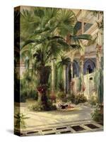 Interior of the Palm House at Potsdam, 1833-Karl Blechen-Stretched Canvas