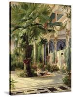 Interior of the Palm House at Potsdam, 1833-Karl Blechen-Stretched Canvas