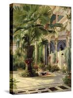 Interior of the Palm House at Potsdam, 1833-Karl Blechen-Stretched Canvas