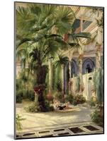 Interior of the Palm House at Potsdam, 1833-Karl Blechen-Mounted Giclee Print