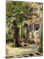 Interior of the Palm House at Potsdam, 1833-Karl Blechen-Mounted Giclee Print