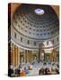 Interior of the Pantheon, Rome by Giovanni Paolo Panini-Giovanni Paolo Panini-Stretched Canvas