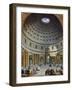 Interior of the Pantheon, Rome, C.1734-Giovanni Paolo Pannini-Framed Giclee Print