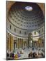 Interior of the Pantheon, Rome, C.1734-Giovanni Paolo Pannini-Mounted Giclee Print