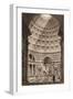 Interior of the Pantheon-null-Framed Giclee Print