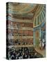 Interior of the Park Theatre, New York City, 1822-John Searle-Stretched Canvas