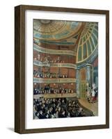 Interior of the Park Theatre, New York City, 1822-John Searle-Framed Giclee Print