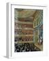 Interior of the Park Theatre, New York City, 1822-John Searle-Framed Giclee Print