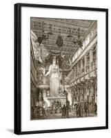 Interior of the Parthenon, Restored (Litho)-English-Framed Giclee Print