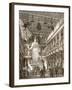 Interior of the Parthenon, Restored (Litho)-English-Framed Giclee Print