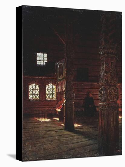 Interior of the Peter and Paul Church in Puchug, 1894-Vasili Vasilyevich Vereshchagin-Stretched Canvas