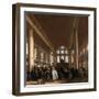 Interior of the Portuguese Synagogue in Amsterdam-Emanuel de Witte-Framed Giclee Print