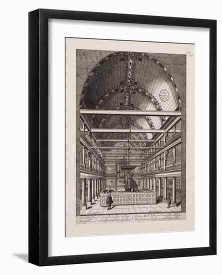 Interior of the Portuguese Synagogue in Amsterdam-Jan Veenhuysen-Framed Giclee Print