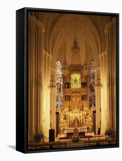 Interior of the Purissima Concepcion Church, Madrid, Spain-Upperhall-Framed Stretched Canvas