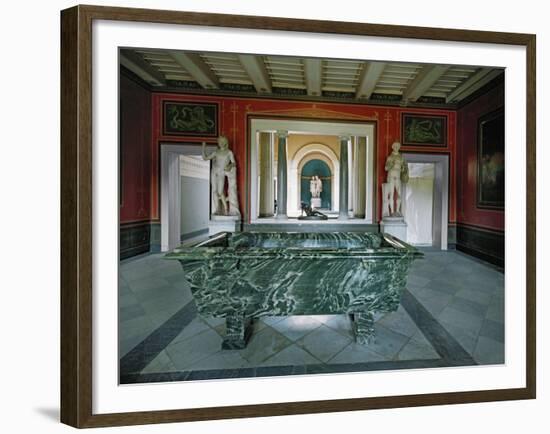 Interior of the Roman Baths in the Gardens of Sanssouci-Karl Friedrich Schinkel-Framed Giclee Print