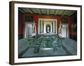 Interior of the Roman Baths in the Gardens of Sanssouci-Karl Friedrich Schinkel-Framed Giclee Print