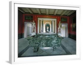 Interior of the Roman Baths in the Gardens of Sanssouci-Karl Friedrich Schinkel-Framed Giclee Print