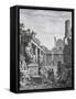 Interior of the Roman Baths, Nimes, from 'Antiquités De La France: Vol I, Monuments De Nimes'-null-Framed Stretched Canvas