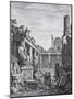 Interior of the Roman Baths, Nimes, from 'Antiquités De La France: Vol I, Monuments De Nimes'-null-Mounted Giclee Print