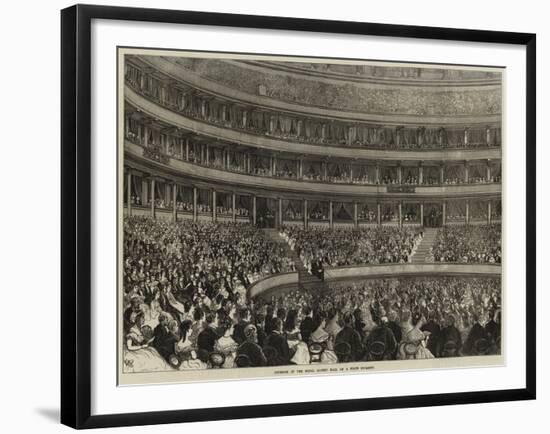 Interior of the Royal Albert Hall on a State Occasion-null-Framed Giclee Print