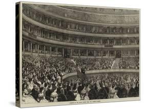 Interior of the Royal Albert Hall on a State Occasion-null-Stretched Canvas