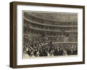 Interior of the Royal Albert Hall on a State Occasion-null-Framed Giclee Print