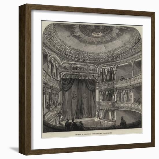 Interior of the Royal Court Theatre, Sloane-Square-Thomas W. Wood-Framed Giclee Print