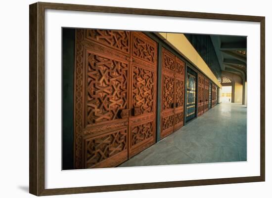 Interior of the Royal Mosque of Riyadh-null-Framed Photographic Print