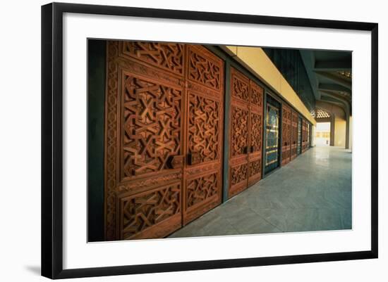 Interior of the Royal Mosque of Riyadh-null-Framed Photographic Print