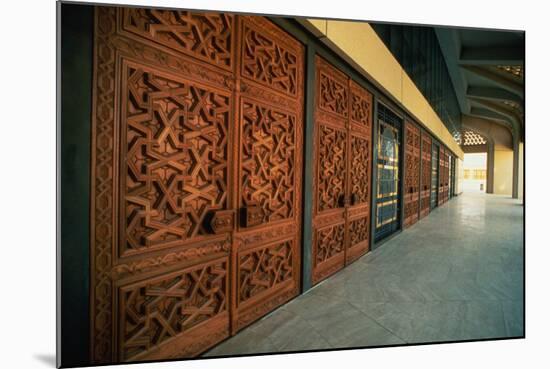 Interior of the Royal Mosque of Riyadh-null-Mounted Photographic Print