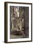 Interior of the Ruins of Saint Jean Des Vignes Abbey, Soissons, France, 18 May 1915-Francois Flameng-Framed Giclee Print