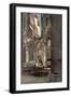 Interior of the Ruins of Saint Jean Des Vignes Abbey, Soissons, France, 18 May 1915-Francois Flameng-Framed Giclee Print