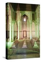 Interior of the Saadien Tombs, Marrakech, Morocco, North Africa, Africa-Matthew Williams-Ellis-Stretched Canvas