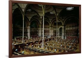 Interior of the "Salle des Imprimes", 1868-Henri Labrouste-Framed Giclee Print