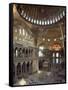 Interior of the Santa Sofia Mosque, Originally a Byzantine Church, Istanbul, Turkey-Woolfitt Adam-Framed Stretched Canvas