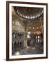 Interior of the Santa Sofia Mosque, Originally a Byzantine Church, Istanbul, Turkey-Woolfitt Adam-Framed Photographic Print