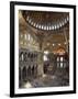 Interior of the Santa Sofia Mosque, Originally a Byzantine Church, Istanbul, Turkey-Woolfitt Adam-Framed Photographic Print