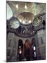 Interior of the Santa Sophia with Huge Medallions Inscribed with the Names of Allah, Istanbul-John Henry Claude Wilson-Mounted Photographic Print