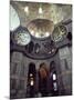 Interior of the Santa Sophia with Huge Medallions Inscribed with the Names of Allah, Istanbul-John Henry Claude Wilson-Mounted Photographic Print