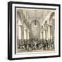 Interior of the Stock Exchange, London-null-Framed Art Print