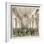 Interior of the Stock Exchange, London-null-Framed Art Print